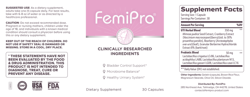 FemiPro supplement